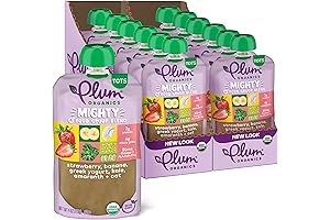 Plum Mighty 4 GoGo™ Squeez Apple Banana + Yogurt Kale, Amaranth & Oat 12-Pack