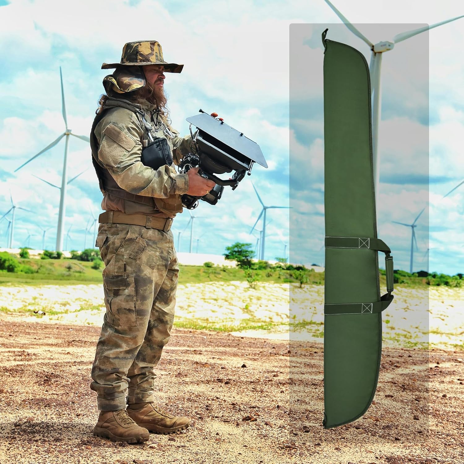 Soft Rifle Case Gun-Bag Shotgun case 52/54Inches Padded Rifle Carrying Case for Hunting and Shooting