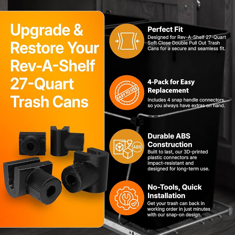 Amazon.com: SplashNColor Trash Can Lock Replacement - Snap Handle