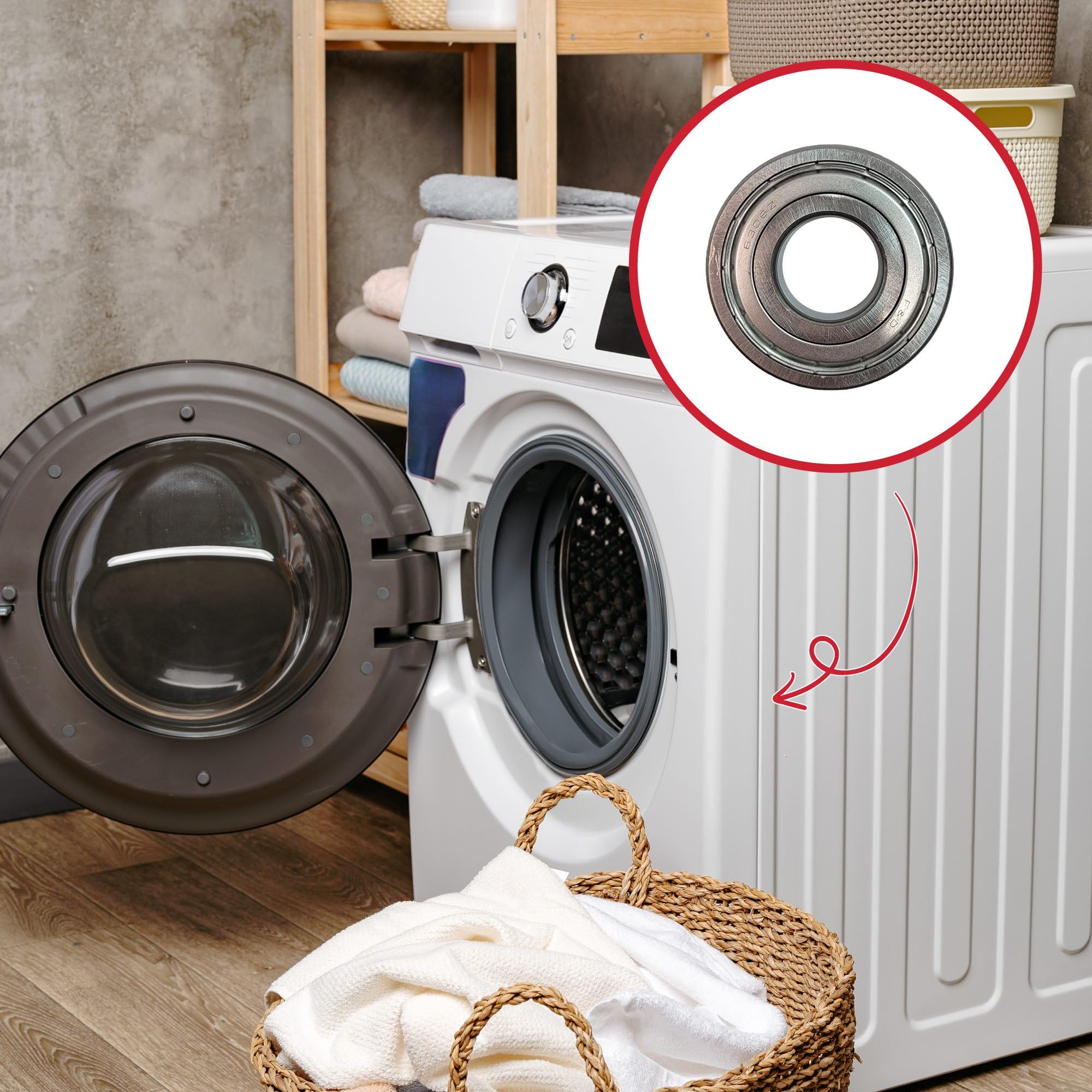 6306-ZZ Premium 30X72X19MM Dunlop Métrique Roulement - Foto 8