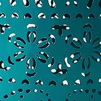 Vista 7 de Christopher Knight Home Ruby Outdoor - Mesa auxiliar de hierro de 12 pulgadas, color verde azulado