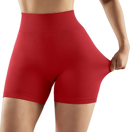 Miniatura 2 de MOOSLOVER Pantalones cortos sin costuras para mujer pantalones cortos de entrenamiento de cintura alta