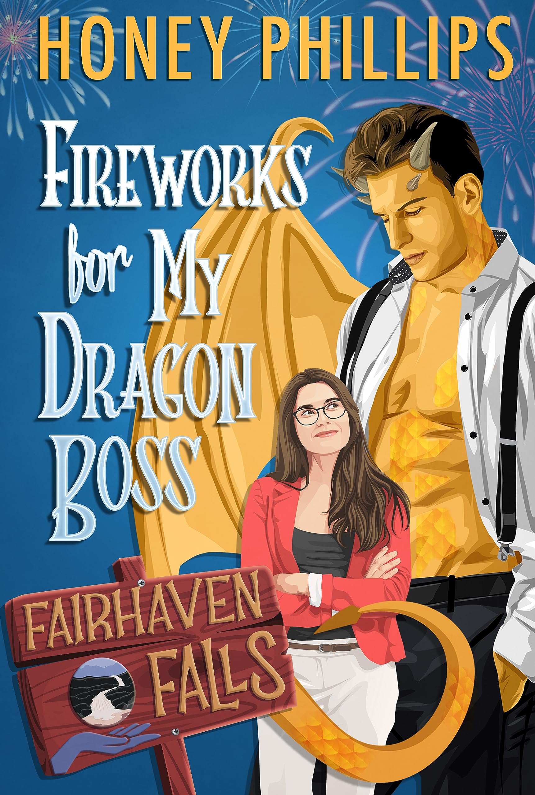 Cover of Fireworks for My Dragon Boss