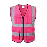 ASIPHITU Reflective Safety Vest for Men Women Construction Vest Meet ANSI/ISEA Standard