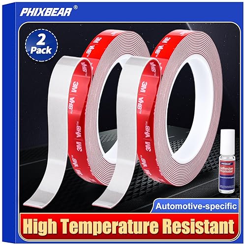 Cinta adhesiva súper fuerte, hecha de 3M VHB, cinta de doble cara automotriz, cinta de moldeo de montaje resistente que se adapta al borde del