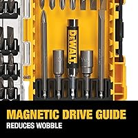 Vista 4 de Juego de 45 destornilladores DeWalt DW2166 con funda rígida