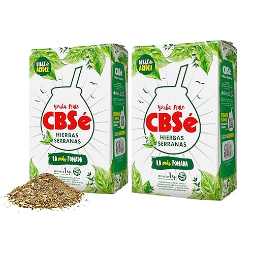 Yerba Mate Hierbas Serranas 4.4 lbs (Paquete de 2);
