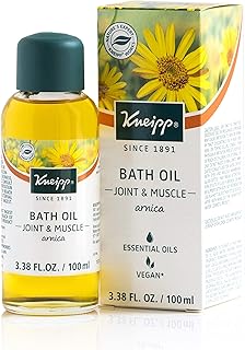 Kneipp Arnica Herbal Bath Oil for Joint & Muscles, Bath Soak, 3.38 fl. oz.