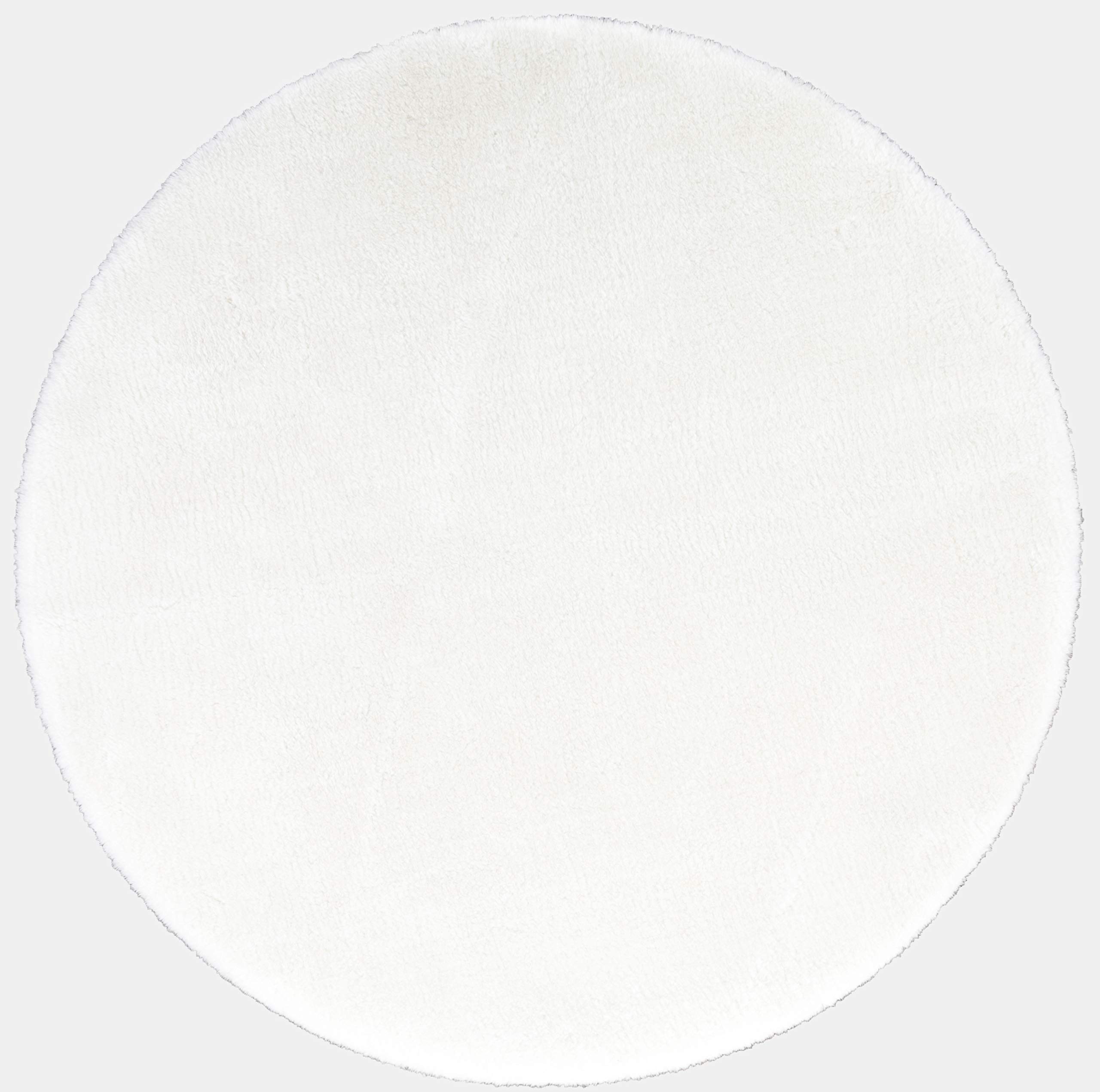 Cuscino per sedia andiamo 100% poliestere bianco rotondo 40 cm