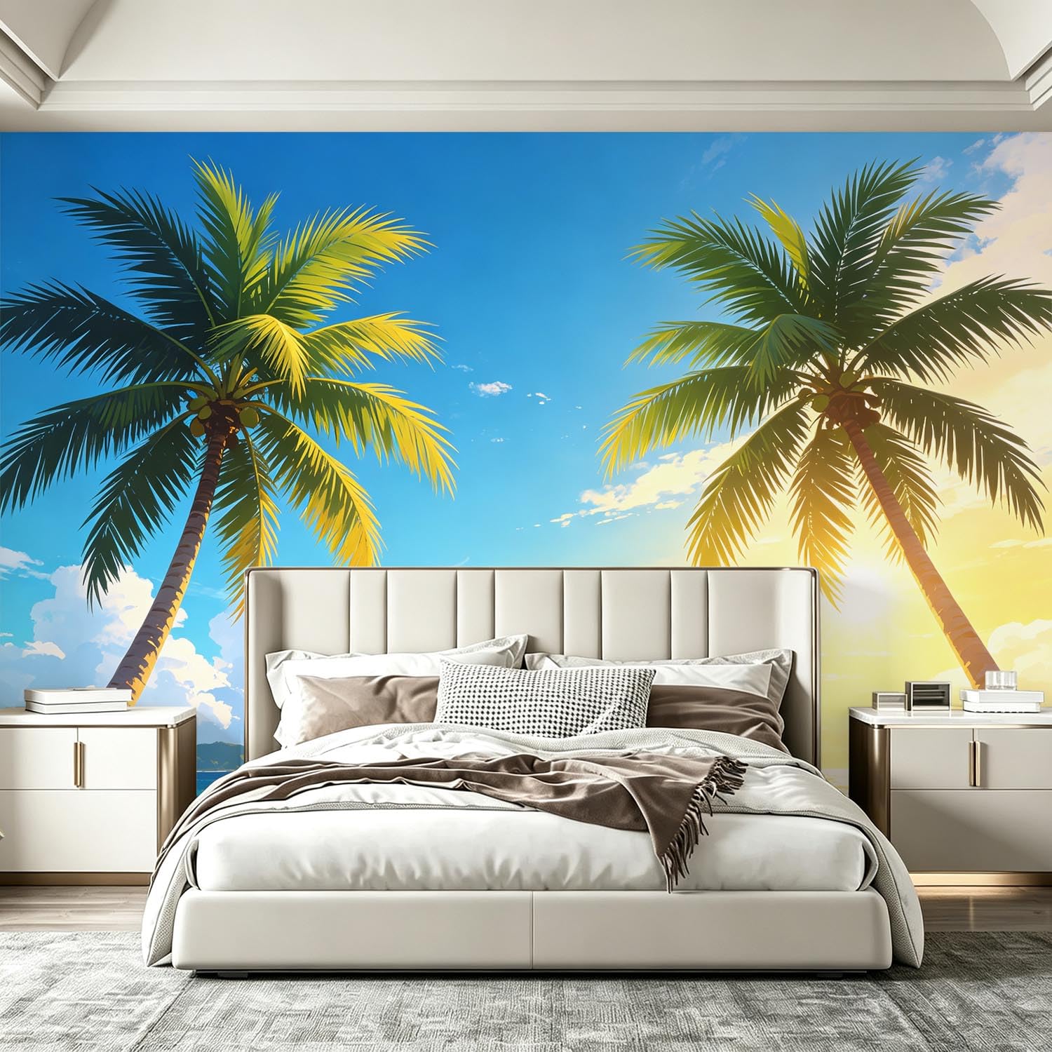 Fototapete Tropischer Strand Tapete 430 x 300 cm (WxH)
