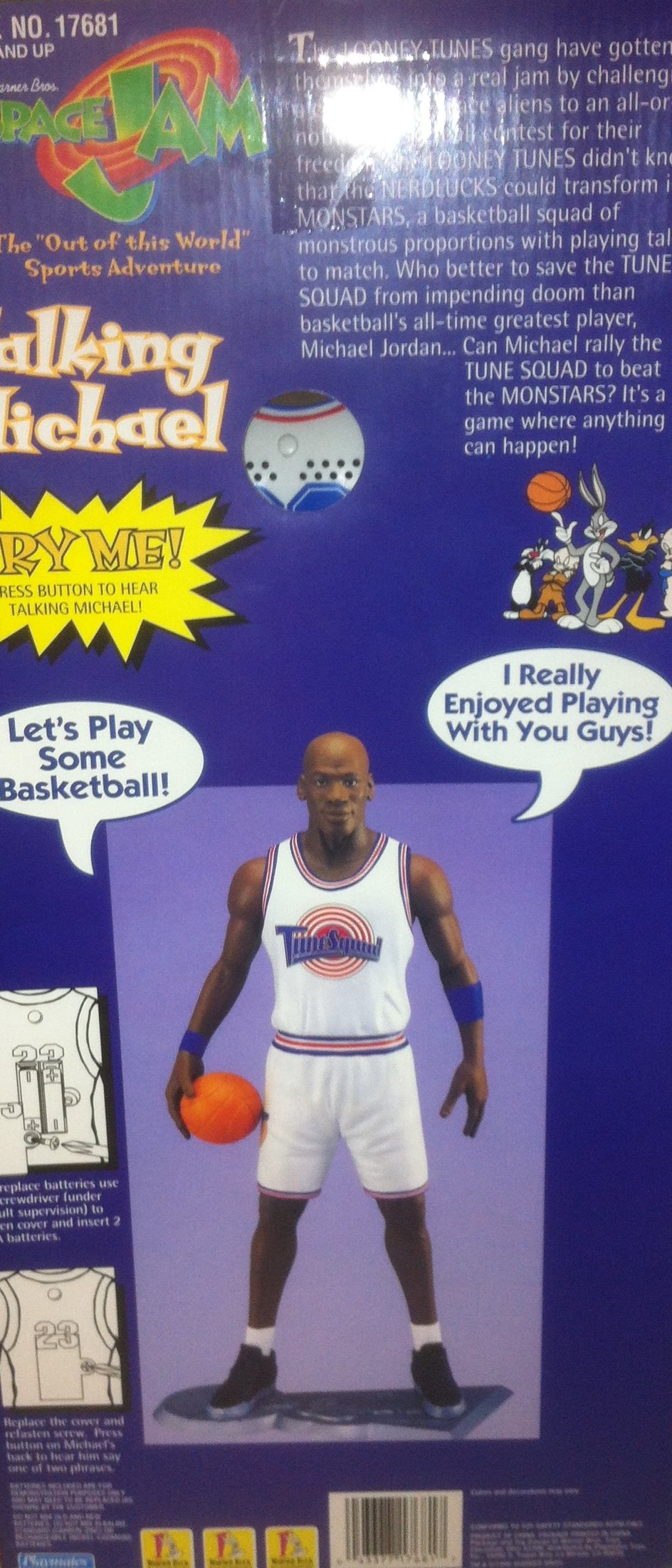 SPACE JAM Talking Michael : Amazon.sg: Sporting Goods