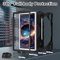 Vista 3 de WESOROL Funda para Samsung Galaxy Tab S10 Lite/S10 FE/S9 FE/S9 10.9/11 pulgadas (2025/2023), Funda para Tableta Galaxy Tab S9 a prueba de golpes