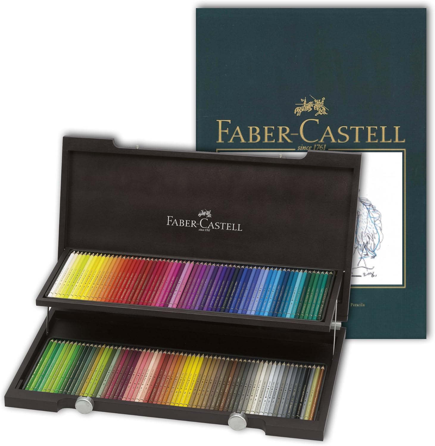 Faber-Castell, Polychromos Coloured Pencils with A4 Sketch Pad
