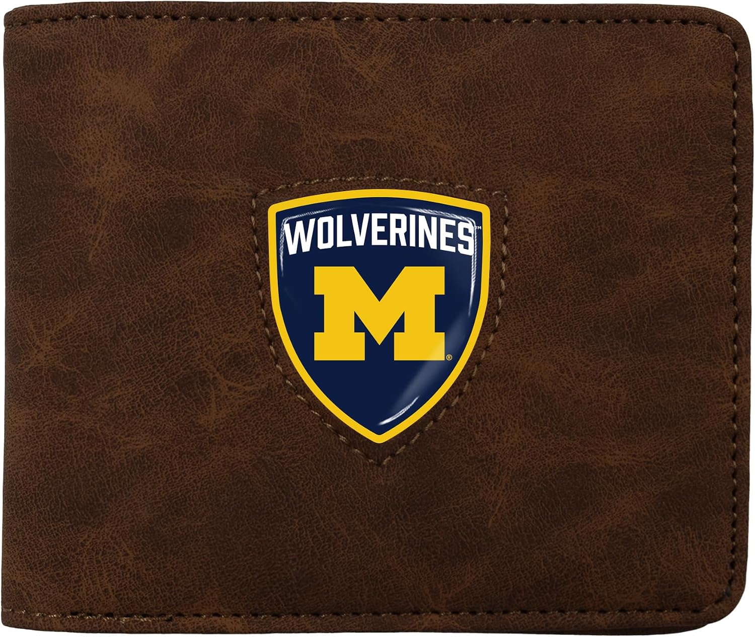 Littlearth NCAA Shield Wallet - Officially Licensed Teams In Black & Brown Colors