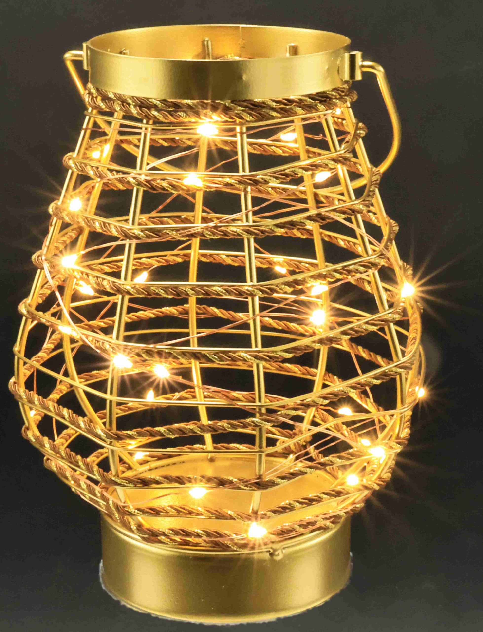Photophore de Noël sans fil pour éviter les risques de flamme et cire