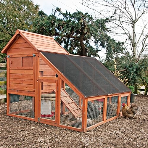 Miniatura 7 de winemana Tela para sombra 70% negra, lona de malla duradera de 3.3 x 6.6 pies con ojales, malla resistente para sombra solar de jardín con borde con