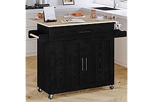 IRONCK Kitchen Island with Storage and Seating