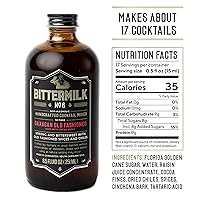 Vista 2 de Bittermilk No.6 Oaxacan Old Fashioned Mix – Old Fashioned Syrup - All Natural Handcrafted Cocktail Mixer – Makes 17 Drinks