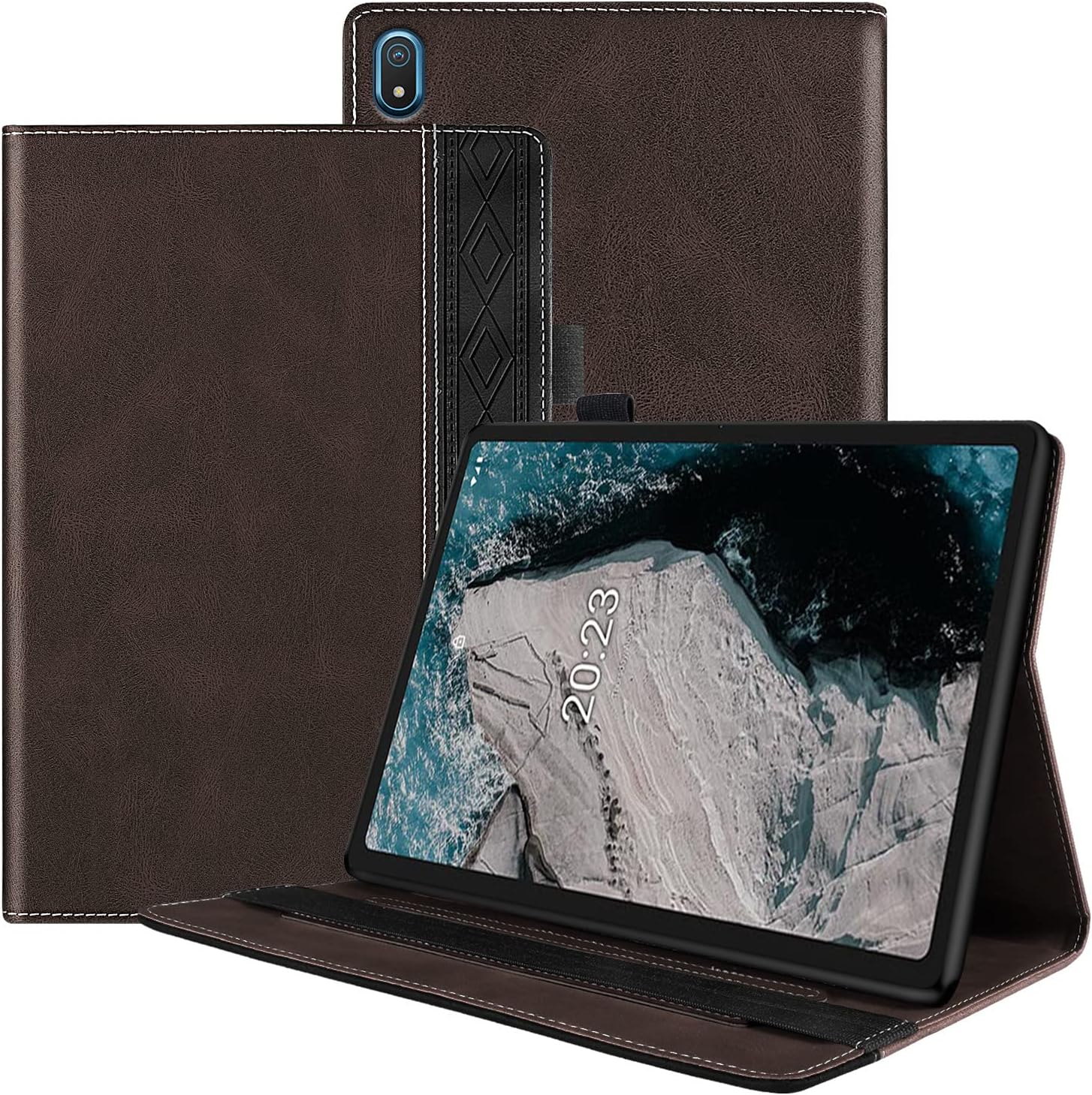 SLLMYYX Case for Nokia Tablet T20, Multiple Angle Portfolio