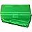 MTM 40/45/10MM Cal 50 Round Flip-Top Ammo Box, Clear Green