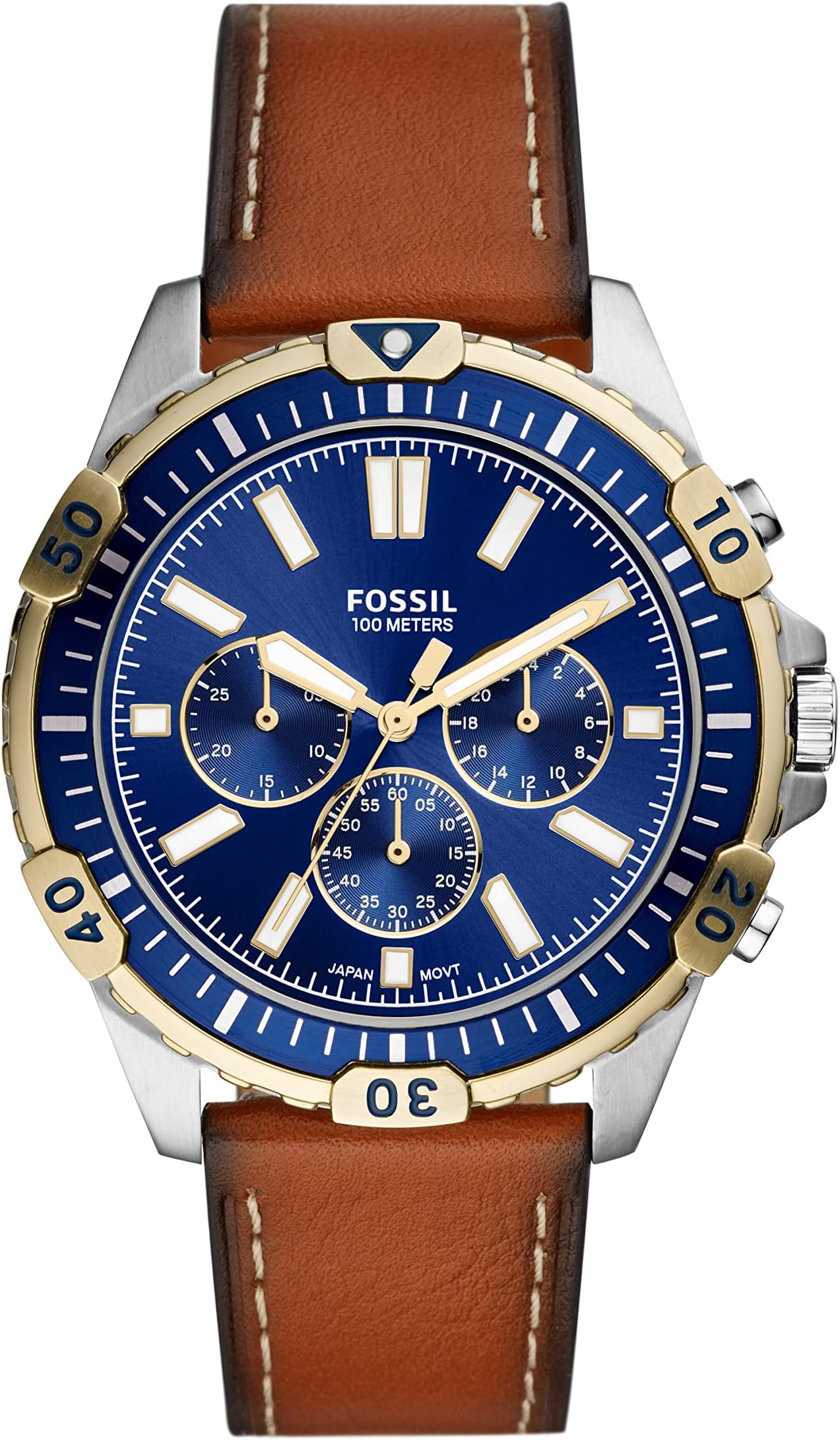 Men's Garrett Stainless Steel Quartz Dress Chronograph Watch