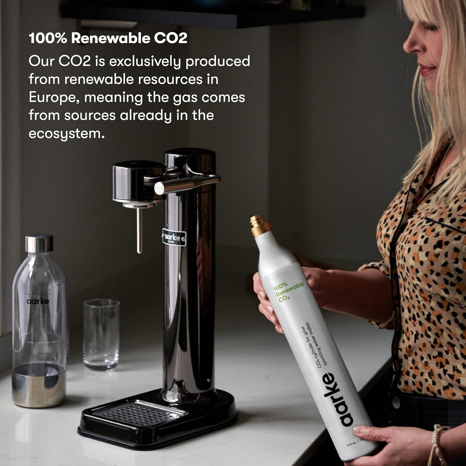 Aarke CO2 Refill Cylinder, Compatible with All Aarke Carbonator Soda Machines & Most Soda Machines, Makes Up to 120L of Carbonated Water (2-Pack) - Image 2
