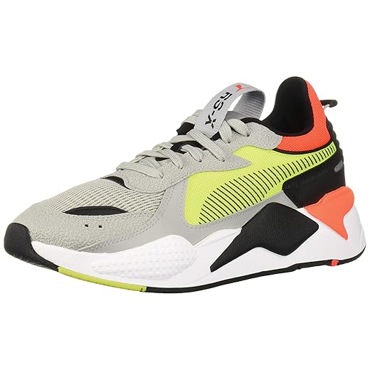 PUMA Men's RS-X Hard Drive Sneaker, High Rise-Yellow Alert, 10.5 M US