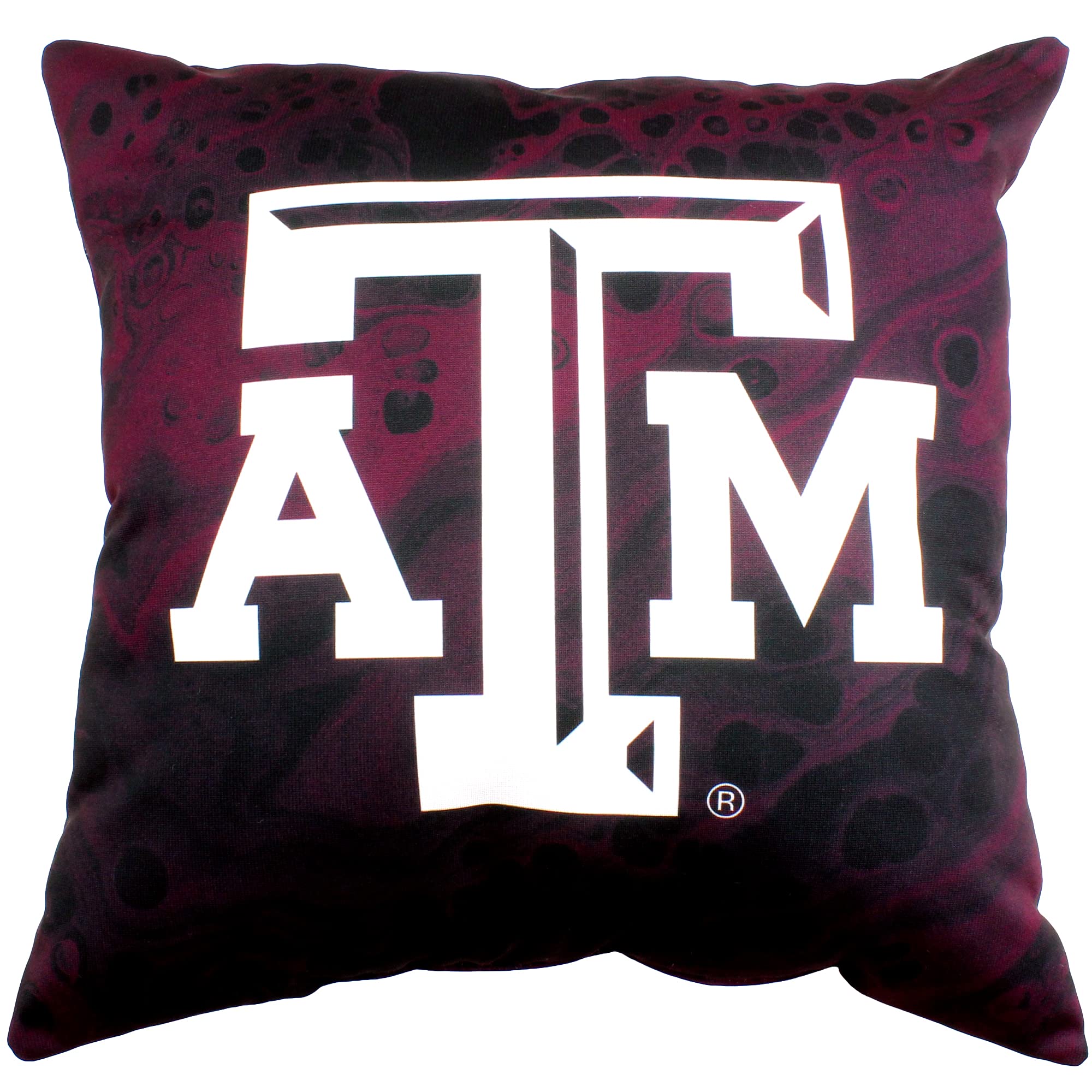 College Covers Texas A&amp;M Aggies 2 Sided Color Swept Decorative Pillow, 16", Made in The USA
