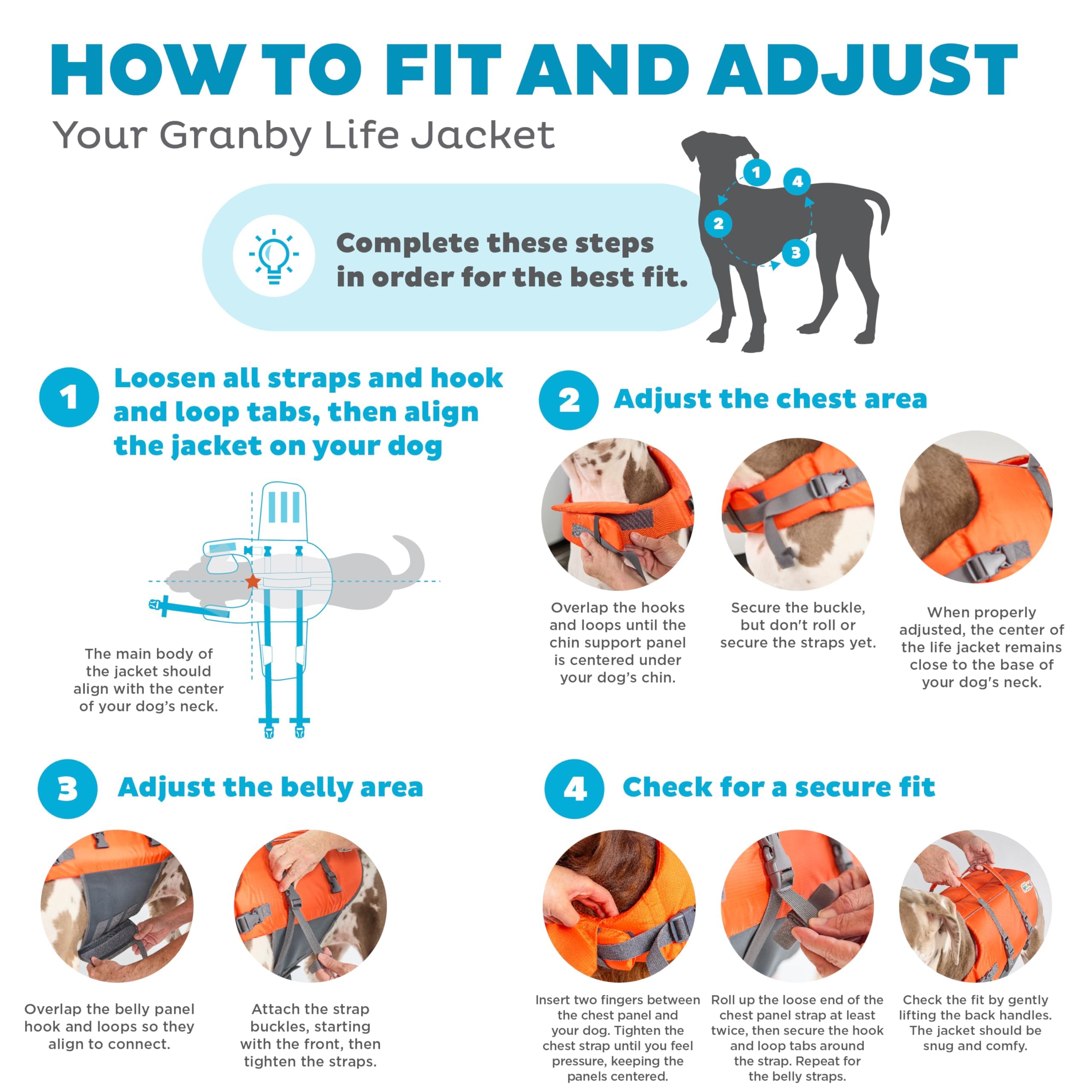 Outward Hound Gilet de sauvetage pour chien Granby Splash - orange - S