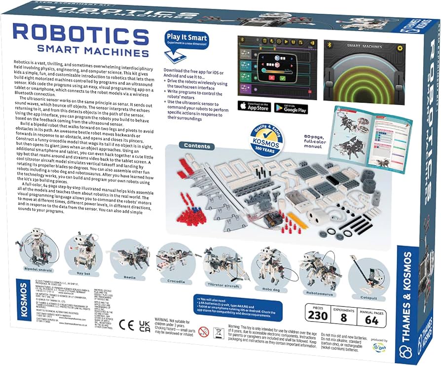 Amazon.com: Thames & Kosmos | Robotics Smart Machines | Robotics