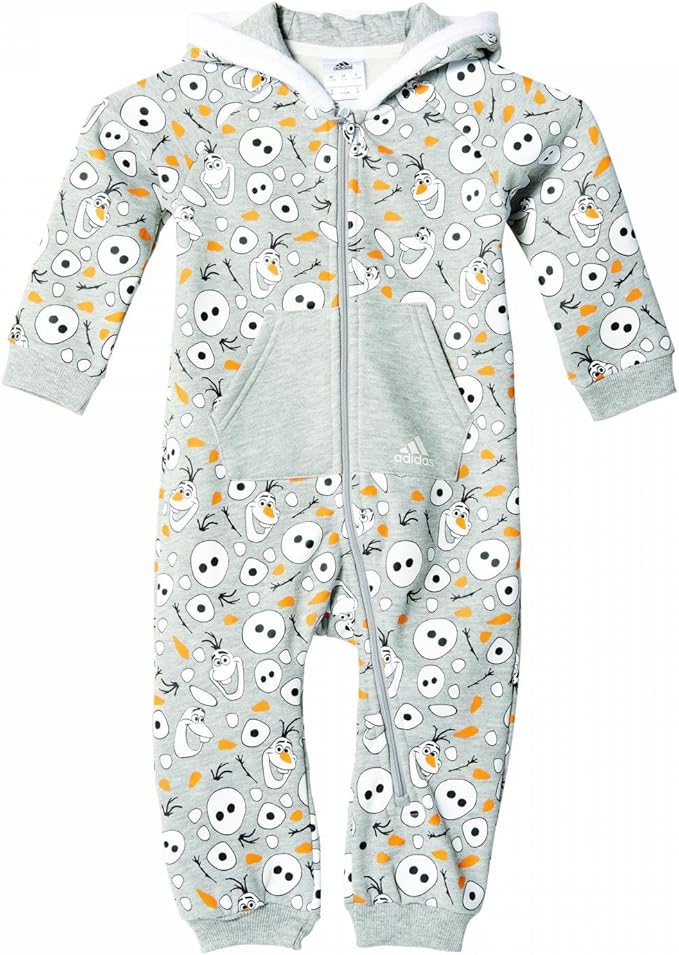 Amazon Co Jp アディダス Adidas ベビー ディズニー オラフ カバーオール Bqk79 Ay6043 Mグレーヘザー ホワイト 70 服 ファッション小物