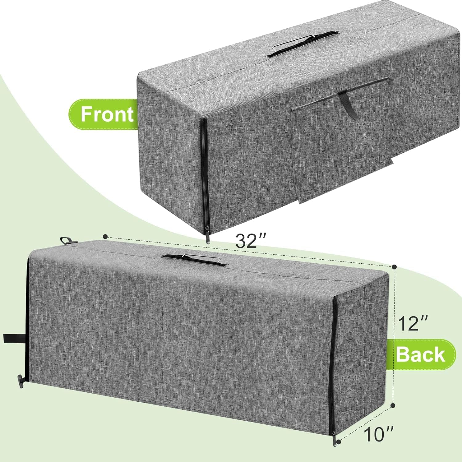 Anmials Trap Cage Cover, Cover Only,Trap Cage Cover with Mesh Window for 1-2 Door Humane Animal Trap Cage 32 x 10 x 12inch