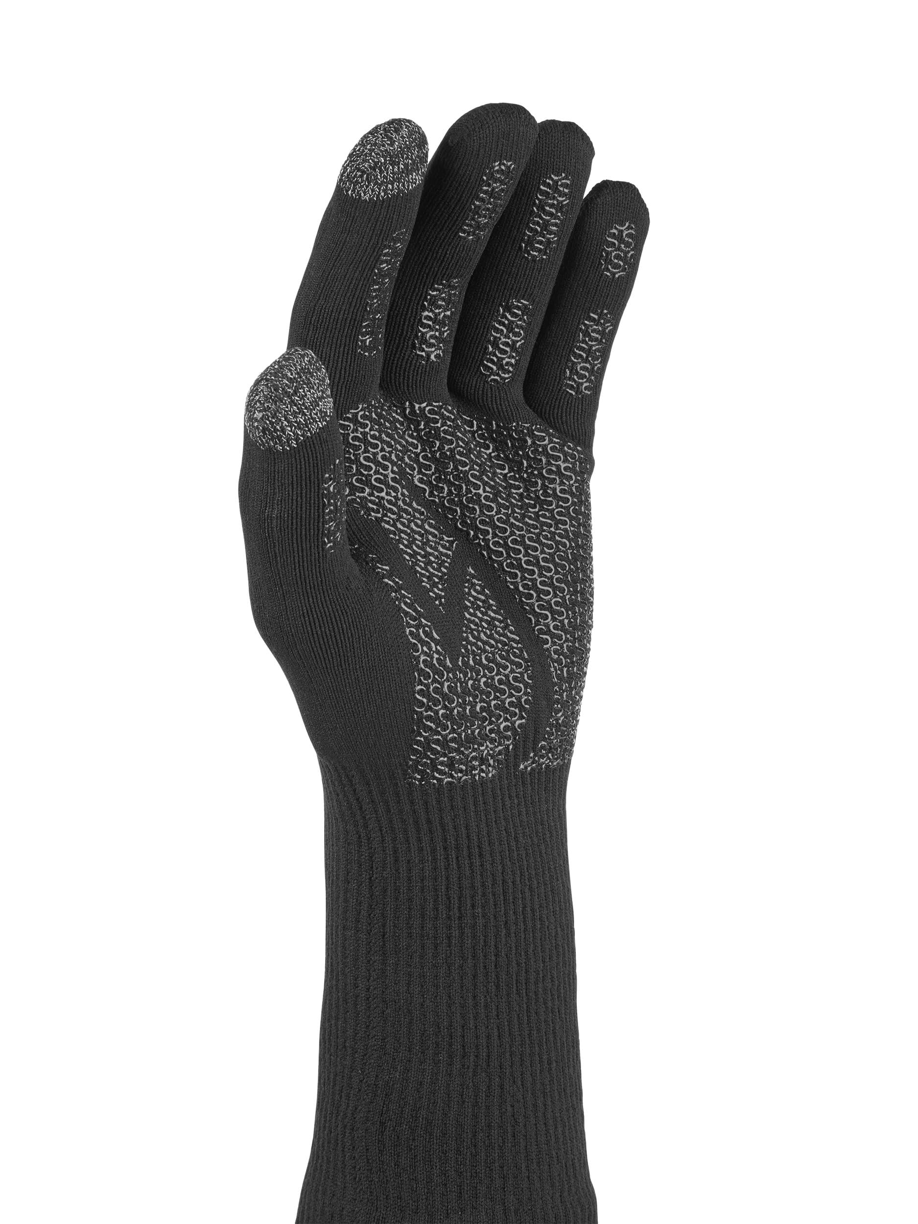 SealSkinz Unisex Skeyton Wasserdichter Allwetter Ultra Grip Gestrickter Stulpenhandschuh Strickhandschuh (1er Pack)