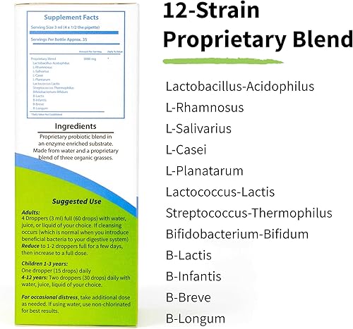 Miniatura 2 de LiviaOne Daily Liquid Probiotics, probióticos orgánicos certificados por USDA, probióticos veganos sin alérgenos y sin gluten para mujeres y