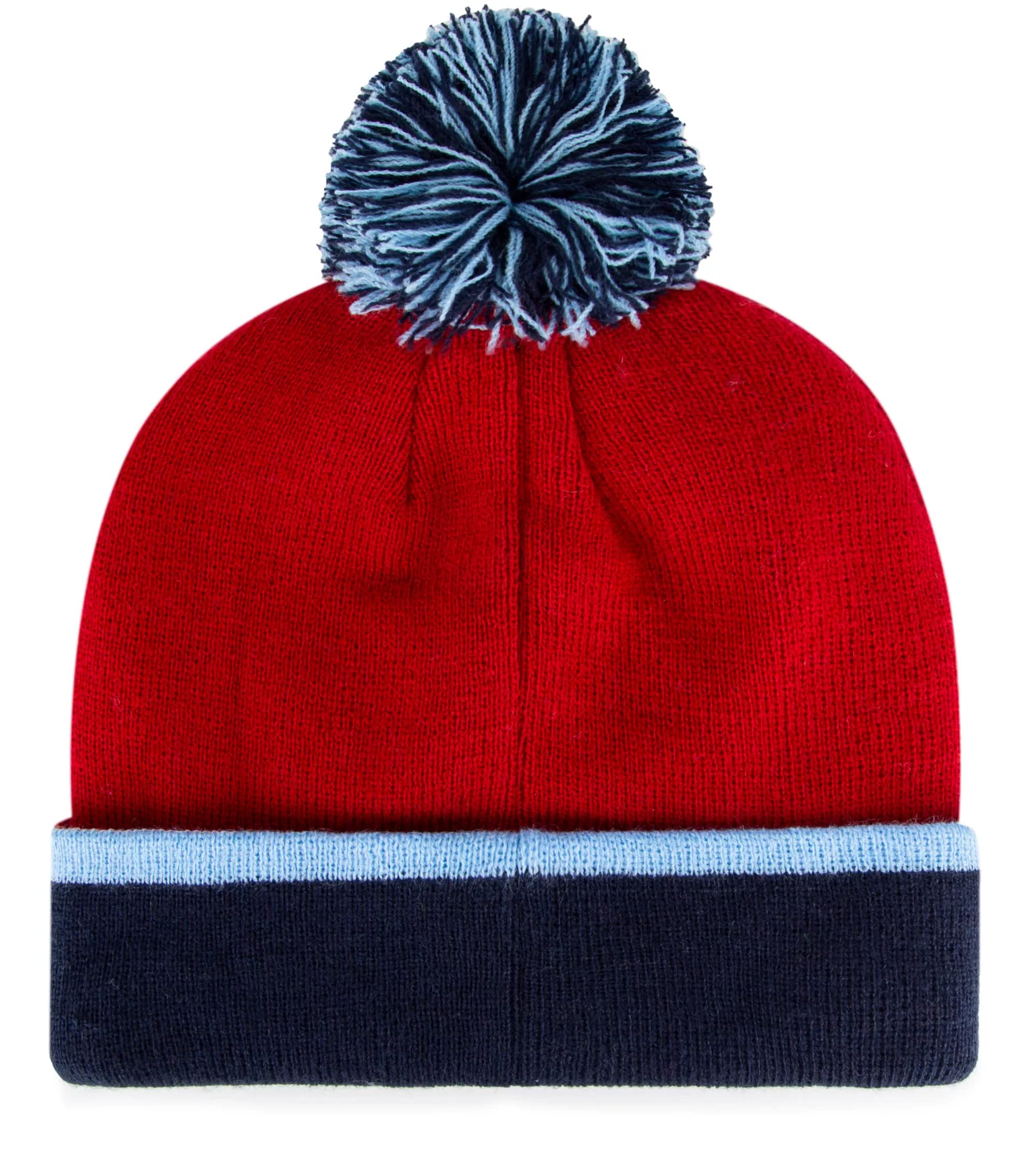 47 Houston Rockets Navy Blue Cuff Baraka Beanie Hat with Pom - NBA Fashion Cuffed Winter Knit Cap