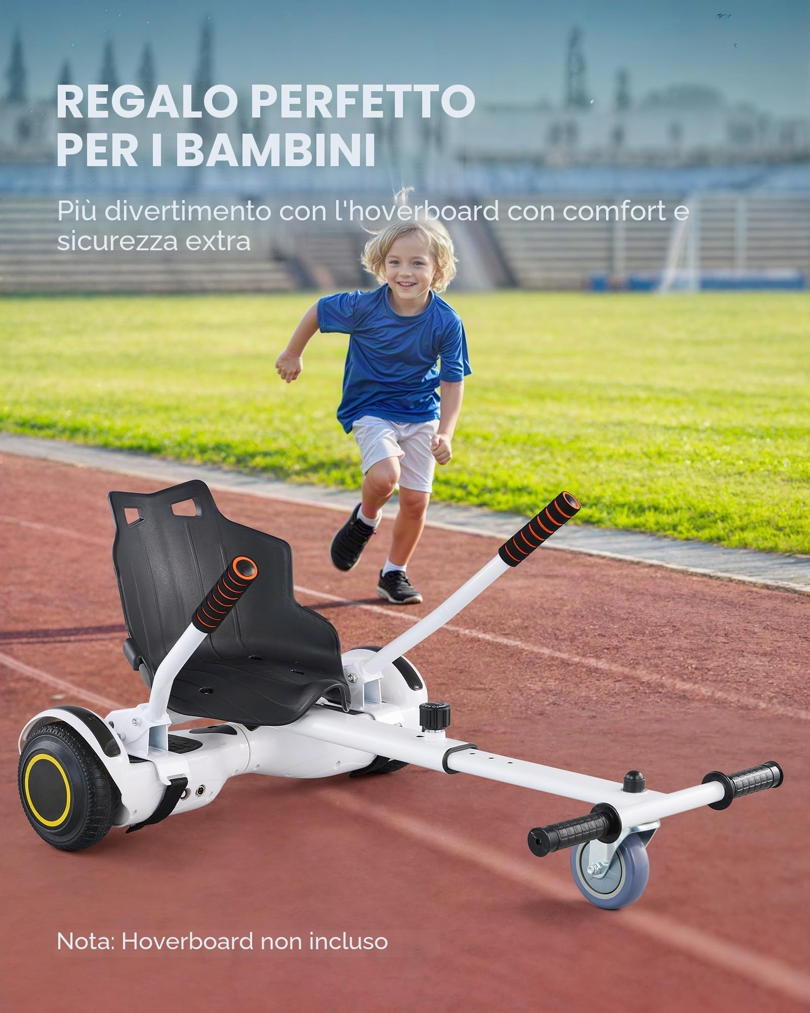 CO-Z Go-Kart Hovercart Regolabile per Hover Balance Board da 16.5 cm 20.3 cm 24.5 cm, Gyro Kart Monopattino Elettrico Accessori di Scooter a Bilanciamento Automatico