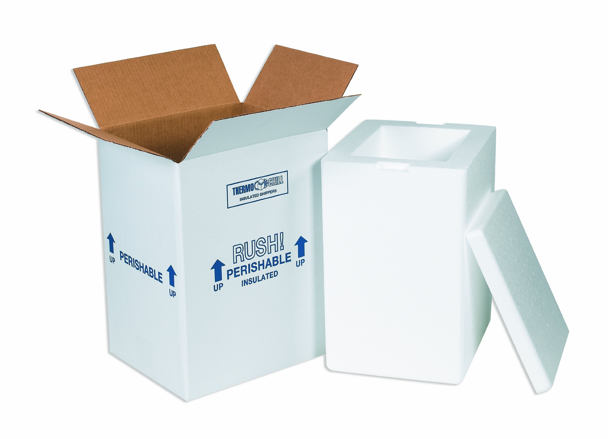 Aviditi Insulated Shipping Containers, 8" x 6" x 12" - [PRICE is per CASE]