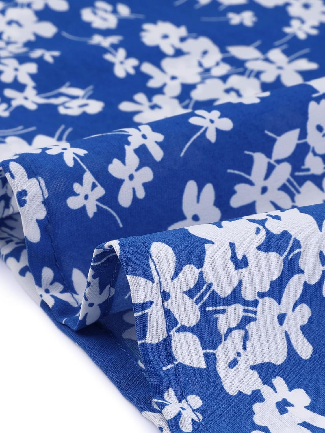 Allegra K Women's Floral Skirt A-Line Midi Skirt Chiffon Elegant 2025 Fall Skirts with Pockets - Image 5