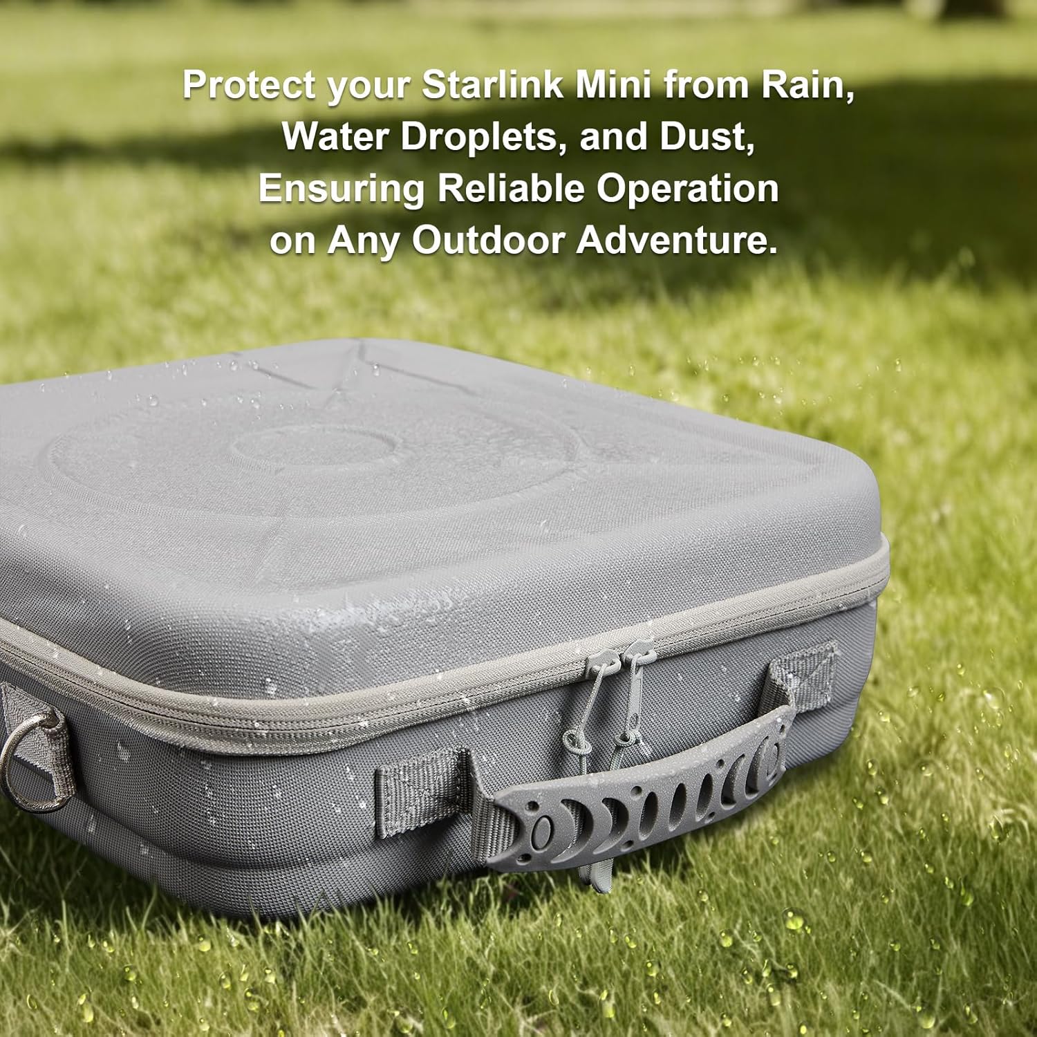 Starlink Mini Case Shockproof Travel Organizer Carrying Bag for Satellite Dish & Accessories with Shoulder Strap