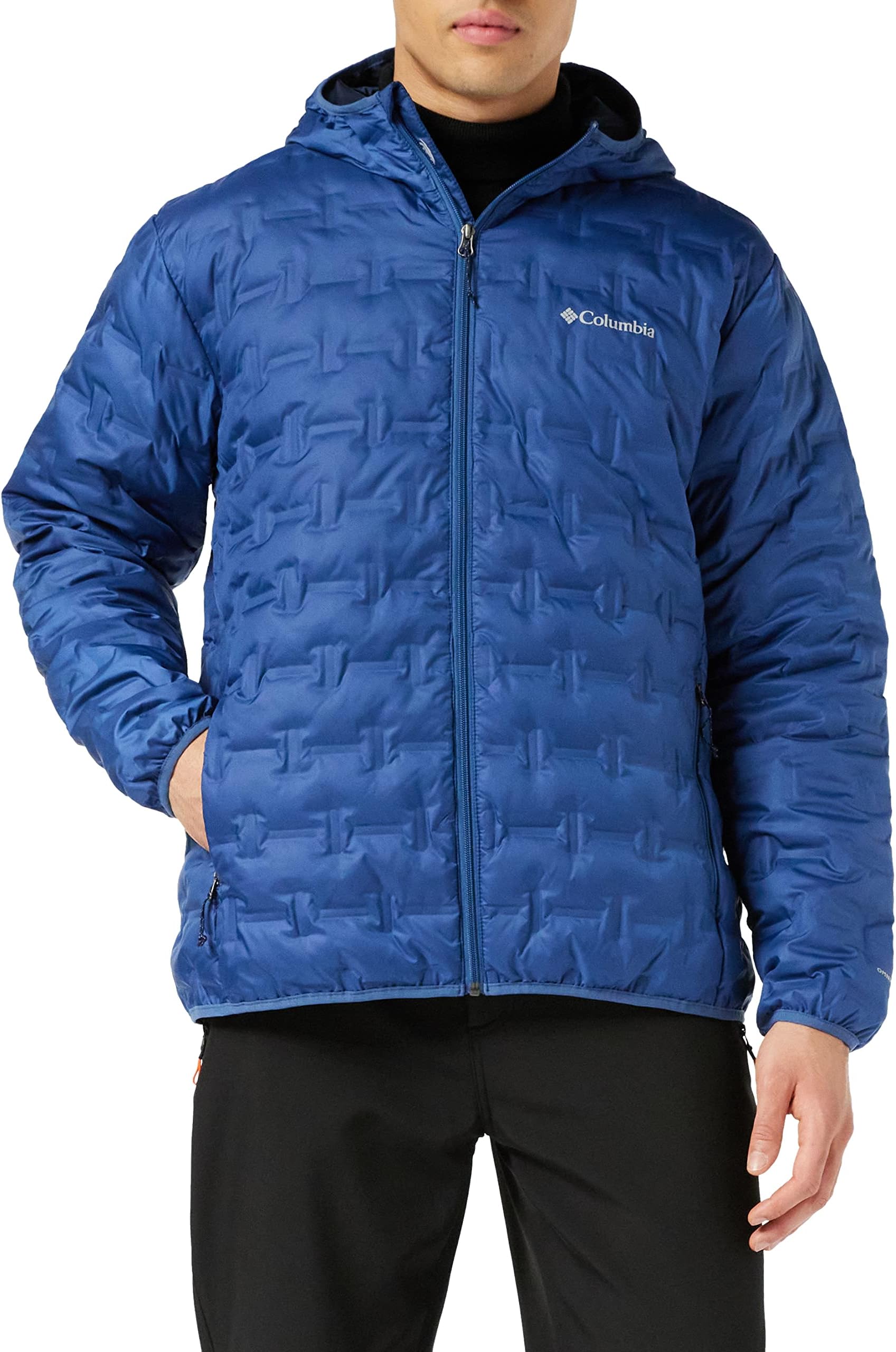 ColumbiaMen's Delta Ridge Down Hooded Jacket Hooded Puffer Down Jacket (pack of 1)