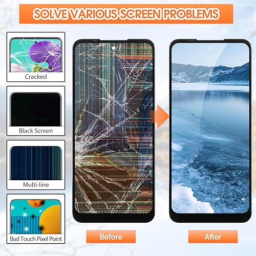 Miniatura 4 de Pantalla para Motorola Moto G Play 2023 Reemplazo de pantalla para Moto XT2271 Pantalla LCD XT2271-5, XT2271DL Pantalla táctil Digitalizador