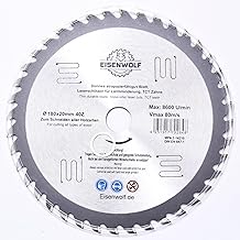 180 x 20 mm 40 dents Lame de scie circulaire de qualité supérieure pour bois