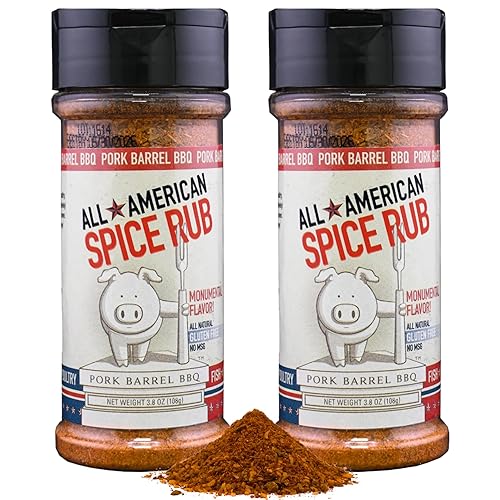 Miniatura 10 de Regalos para papá de barbacoa para hombres, juegos de especias y condimentos de Pork Barrel BBQ  Set de regalo para barbacoa  Cesta de especias para