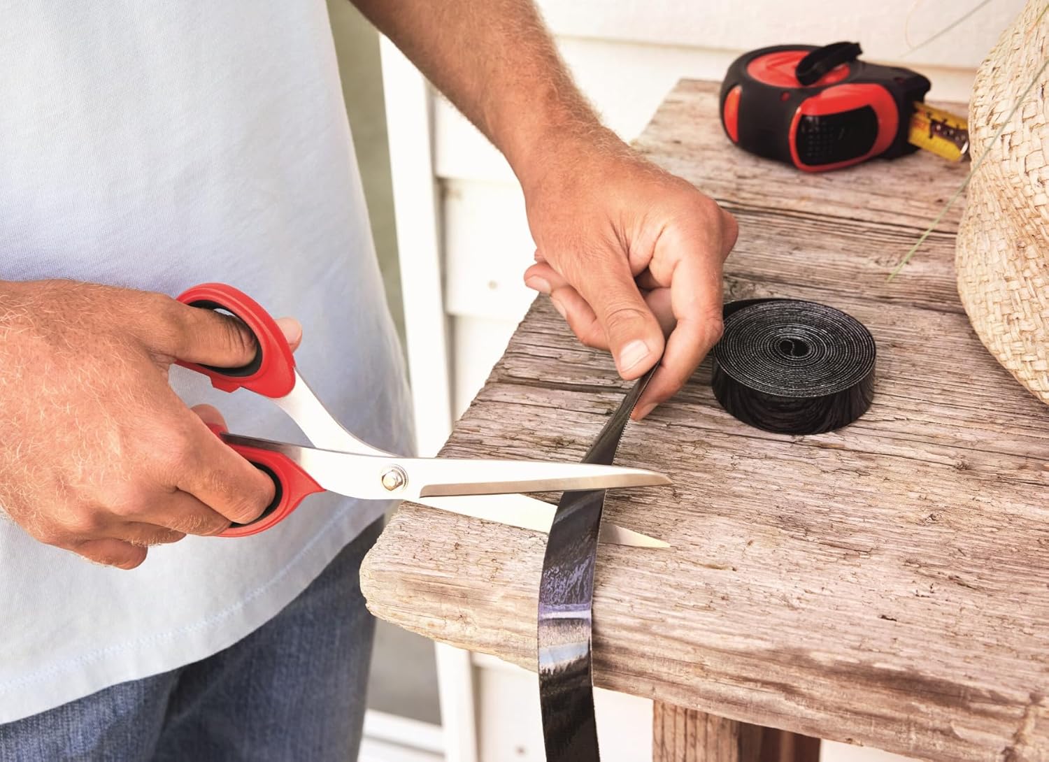 tesa Impenetrable Magnetic Mosquito Net - Fly and Spider Insect Net for Balcony and Patio Doors - Simple Assembly, No Drilling - 2.4m x 1.2m