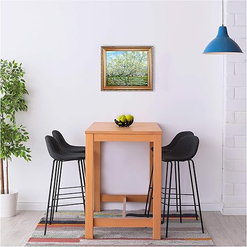 Miniatura 698 de A&T ARTWORK The Starry Night de Vincent Van Gogh. Tamaño del marco: 36 x 30 pulgadas, tamaño de la imagen: 30 x 24 pulgadas, reproducciones clásicas