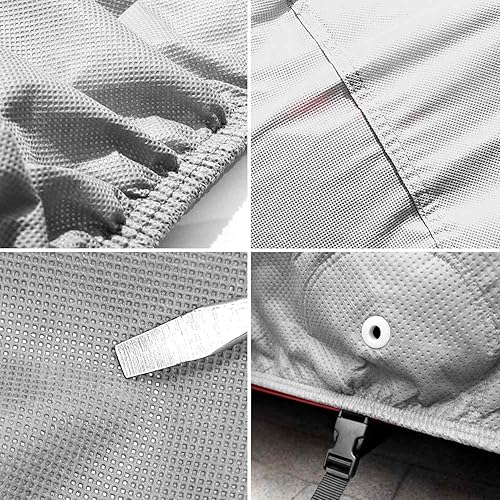 Miniatura 4 de Leader Accessories - Funda para camioneta funda de 3 capas resistente al polvo y al viento con protección UV para vehículo hasta 249 pulgadas