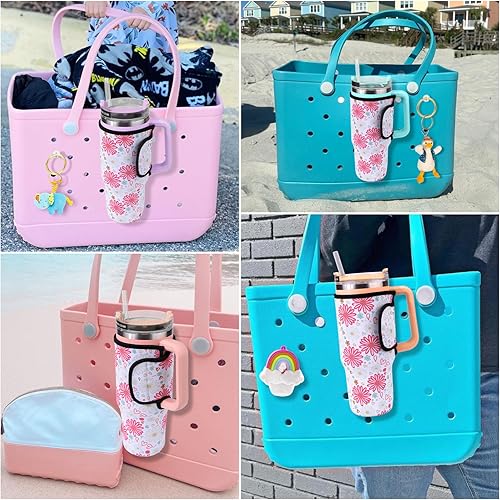 Miniatura 8 de BABORUI Portavasos para Stanley de 40 onzas compatible con bolsa Bogg, accesorios para bolsa Bogg Original XL, soporte para bebidas compatible con