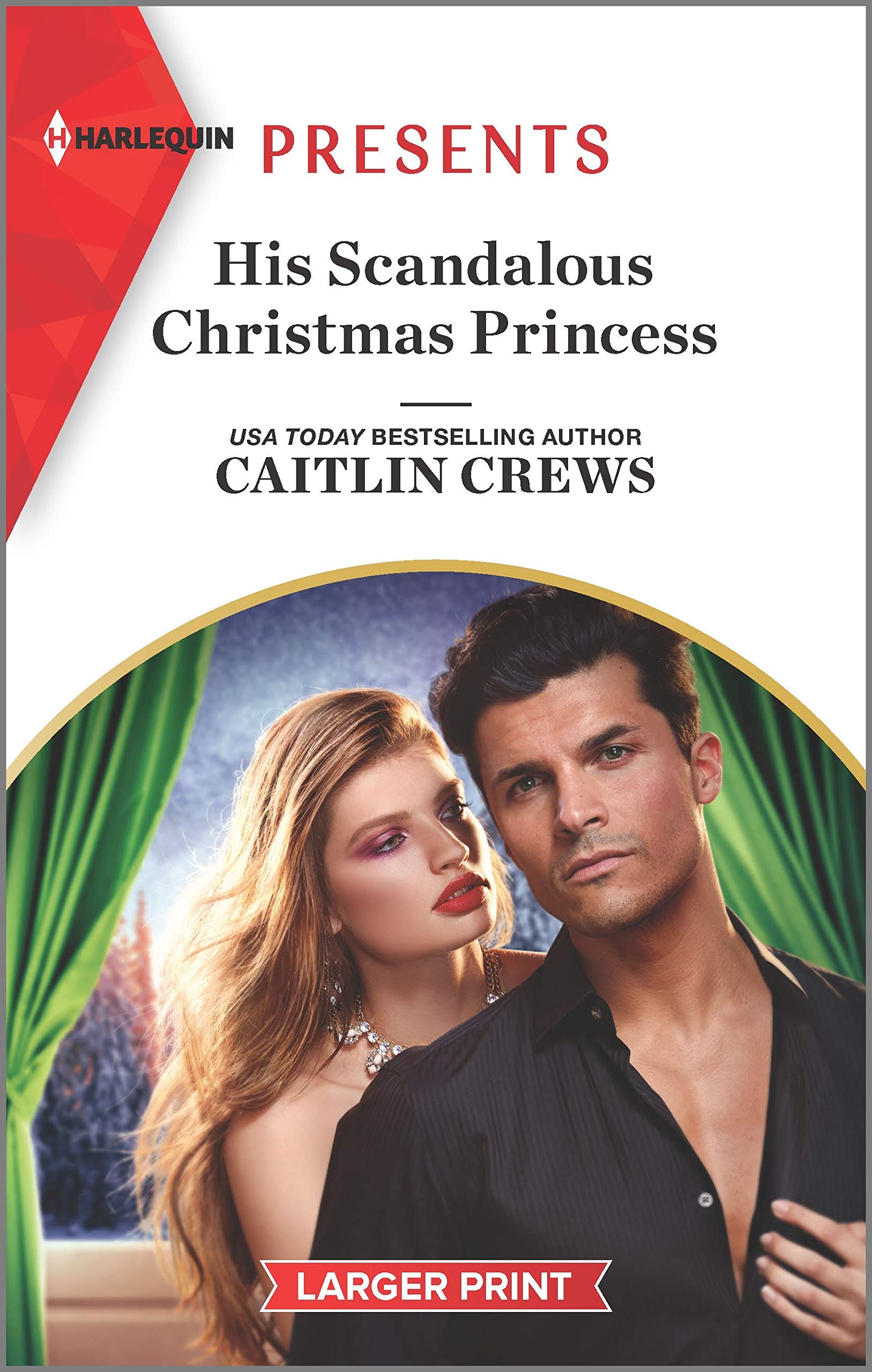 Harlequin His Scandalous Christmas Princess Mass Market Paperback – Large Print