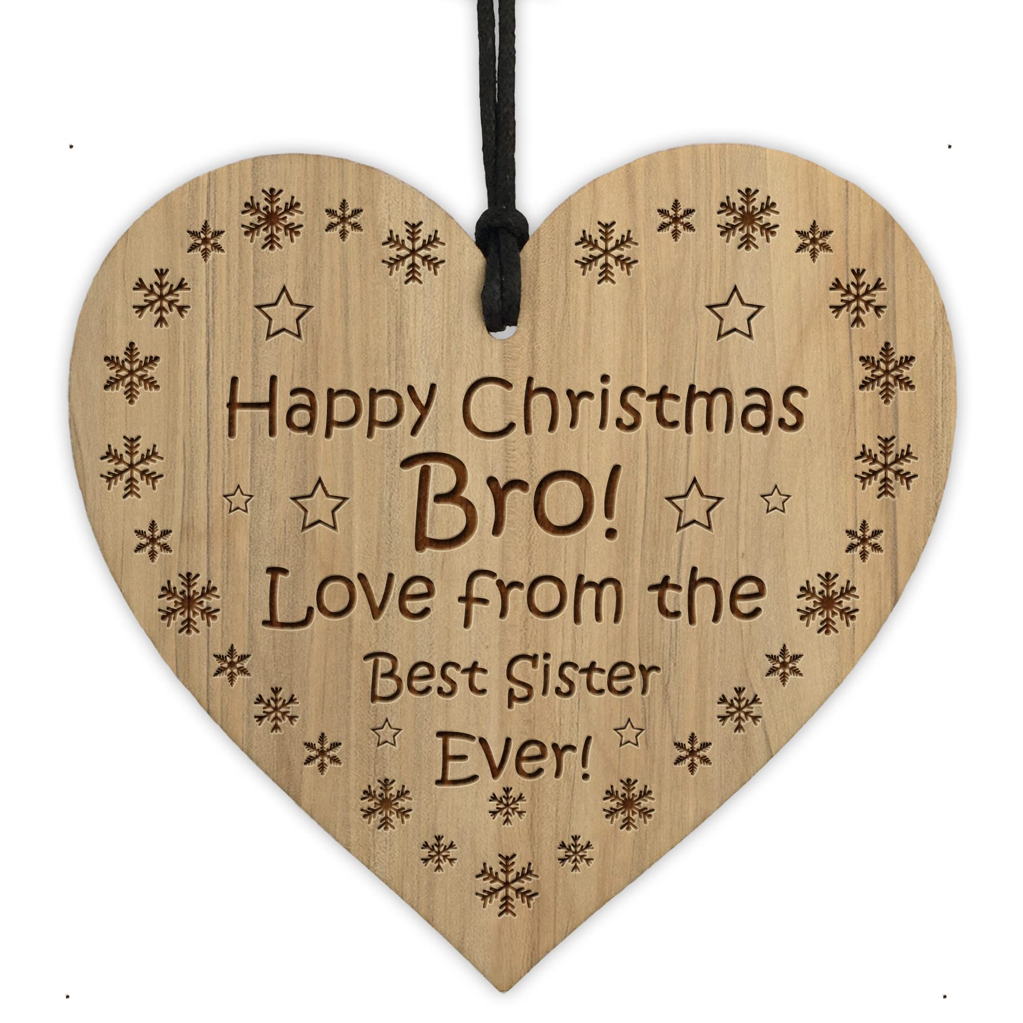 Red Ocean Brother Gifts For Christmas Funny Joke Gift For Him Engraved Sister Gifts Keepsake