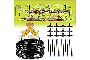 HIRALIY Drip Water System for Garden Watering Kit